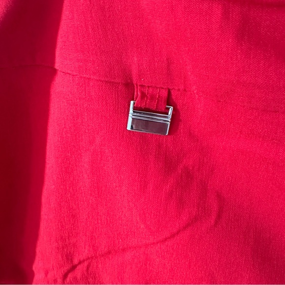 Women’s Alfani Red Cropped Crapi Pants - Picture 5 of 16